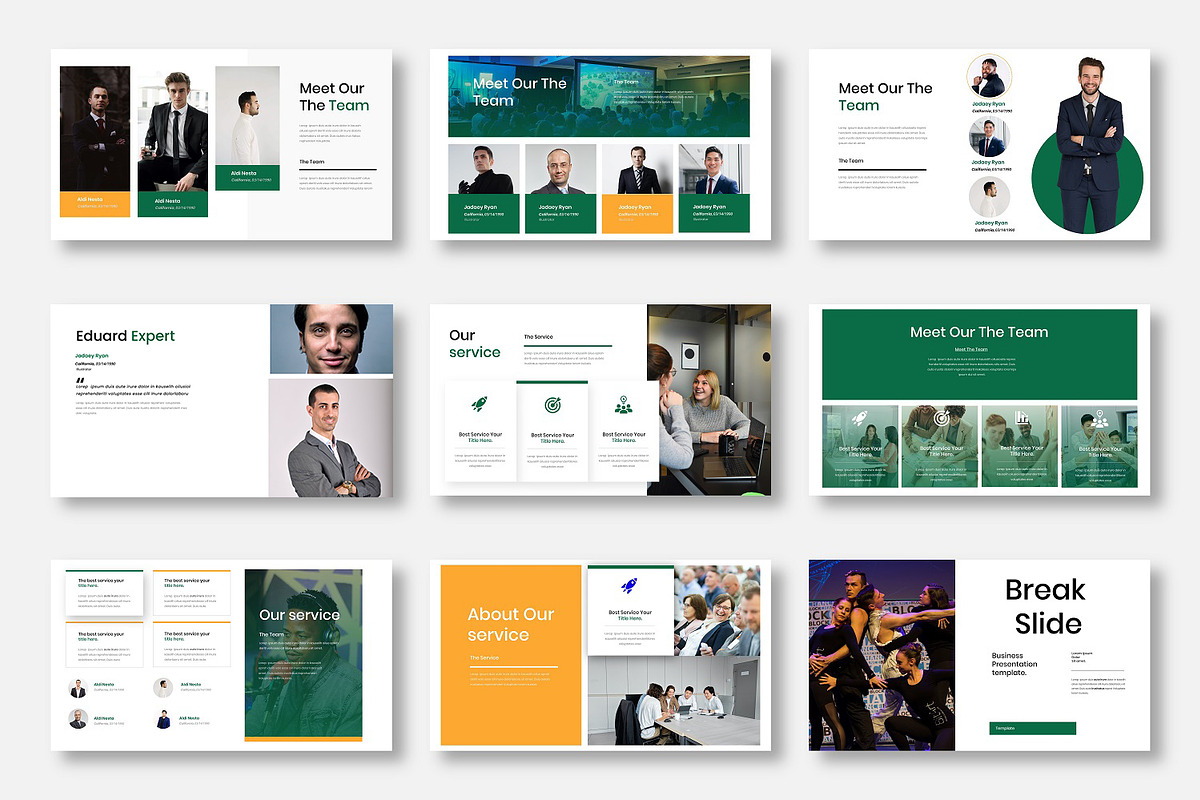 Zinco – Business PowerPoint Template, a Presentation Template by Dens Creative Studio (Photo 3 of 6)