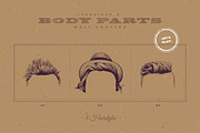 Hipster Characters Kit, a Work Illustration by blauananas (Thumbnail 4 of 13)