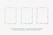 17 Cute Watercolor Frames + Borders, an Object Graphic by Design by Laney (Thumbnail 2 of 11)