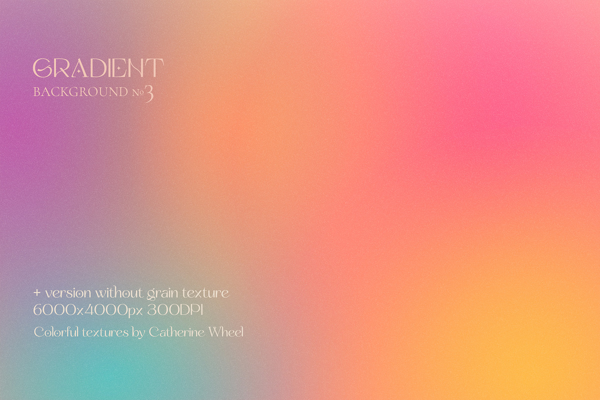 Colorful Gradient Backgrounds, a Texture Graphic by Vintage Digital Textures (Photo 6 of 9)