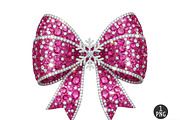 Sparkling Diamond Christmas Bow Png, an Illustration by Dream Creation (Thumbnail 1 of 5)