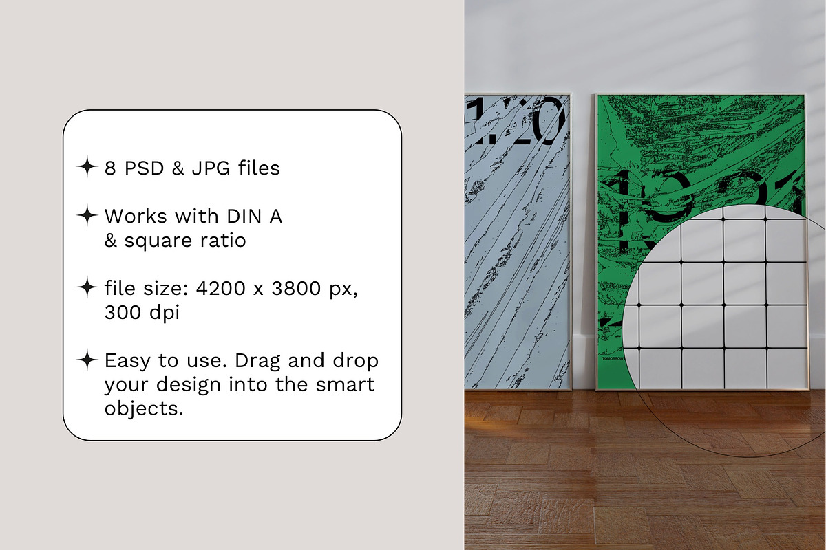 Artwork Frame Mockup Bundle STELLA, a Household Mockup by Bonumo (Photo 2 of 15)