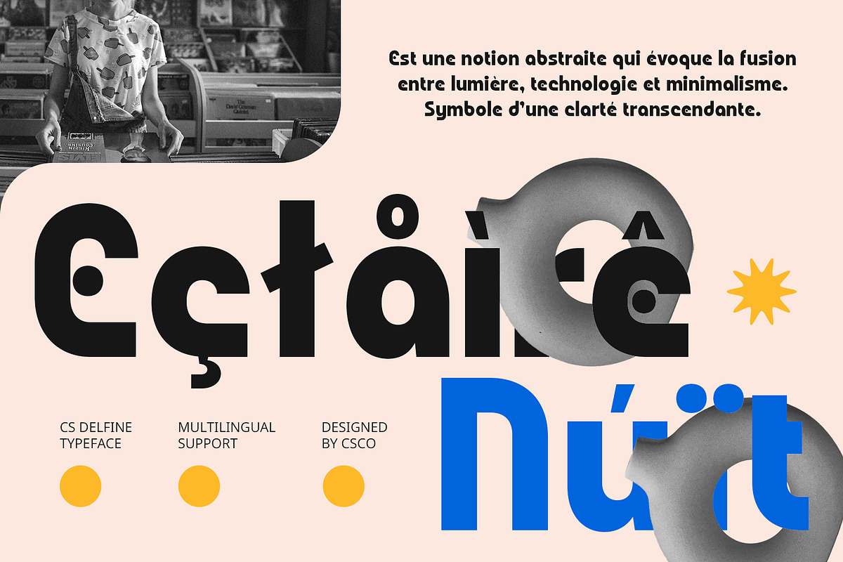 CS Delfine – Bold Font, a Sans Serif Font by Craft Supply Co. (Photo 5 of 8)