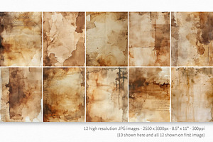 Coffee Stain Paintings