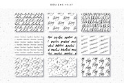 30 Lettering Patterns, a Pattern Graphic by Type and Graphics Studio (Thumbnail 10 of 11)