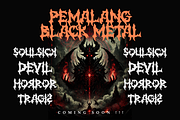 Dendam - Aggressive Black Metal font, a Blackletter Font by Masyafi Studio (Thumbnail 6 of 6)