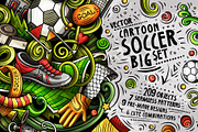 Soccer Cartoon Doodle Big Pack, a Decorative Illustration by BALABOLKA (Thumbnail 1 of 10)