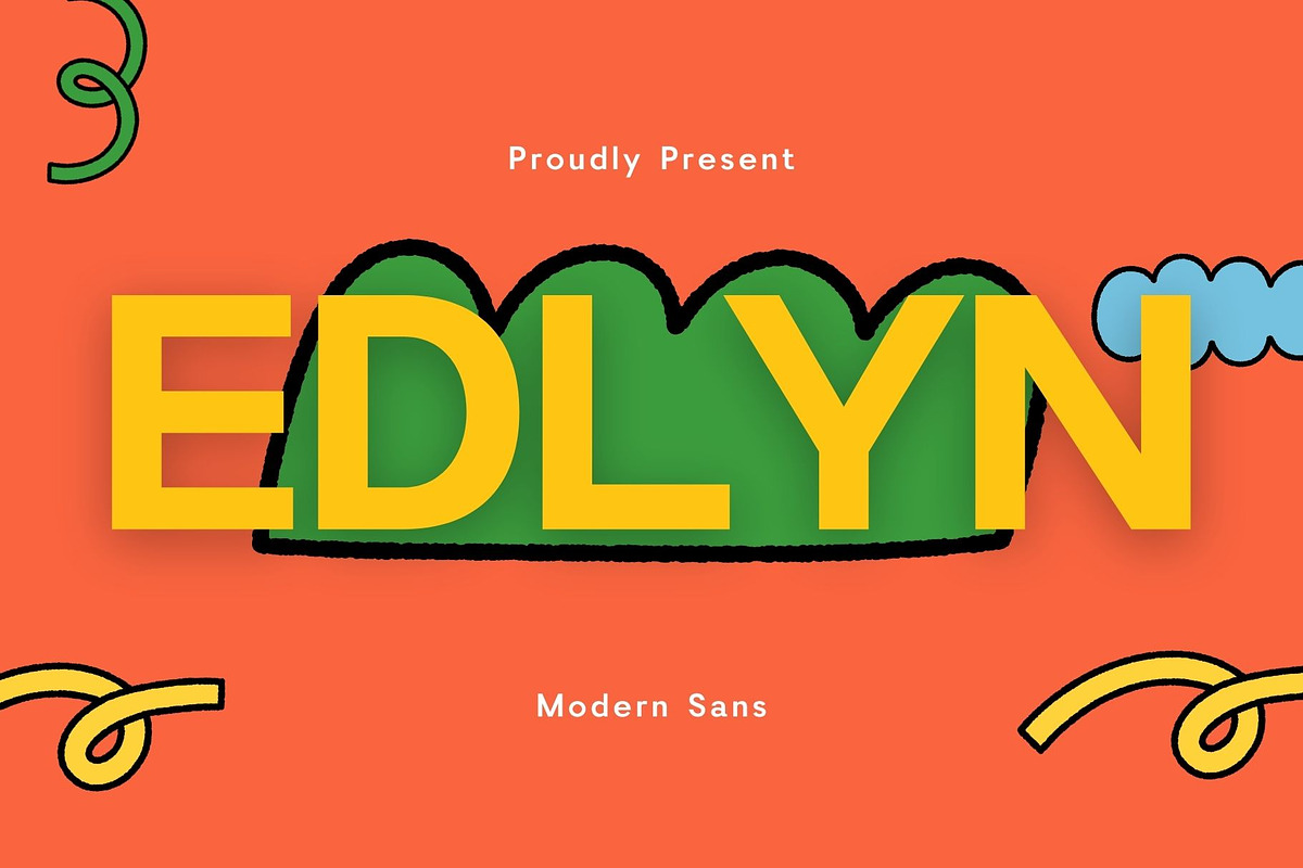Edlyn - Modern Sans Typeface, a Sans Serif Font by Font Kingdom (Photo 1 of 6)