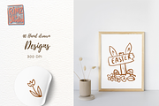 Easter Doodle Elements Hand Drawn, an Illustration by RimzStudio (Thumbnail 10 of 10)