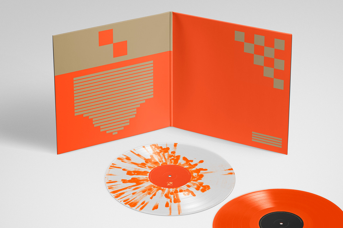 Gatefold Vinyl Mockup Pack, a Packaging Mockup by Glue Lab (Photo 5 of 8)