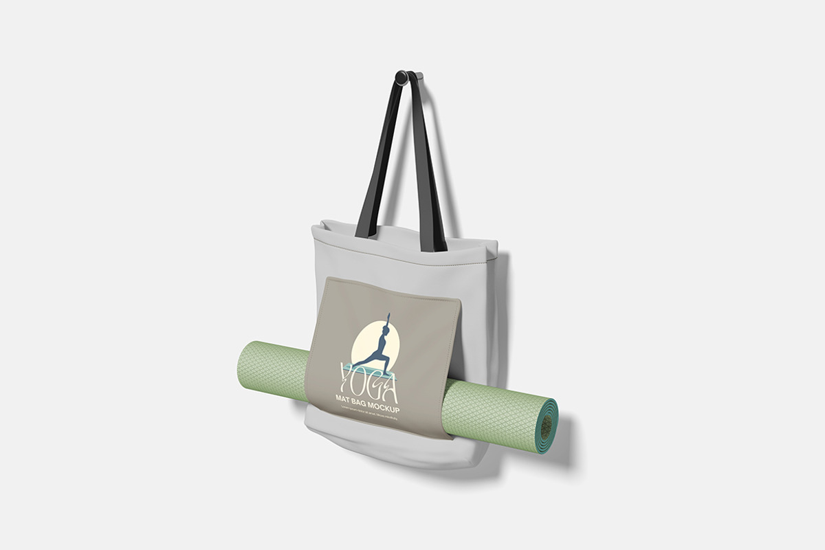 Yoga Mat Bag Mockup, a Product Mockup by bimockup (Photo 2 of 6)