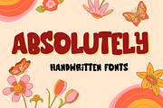 Absolutely, a Handwritten Font by Sirinart (Thumbnail 1 of 5)
