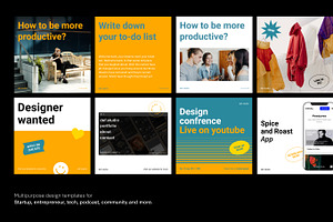 Startup Social Media Pack Stories