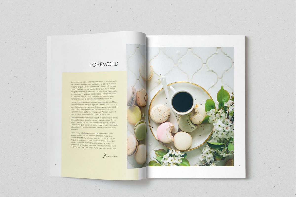 Modern Baking Recipe Book, a Magazine Template by SonaGeciova (Photo 3 of 18)