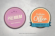 Modern Web Badges, an Object Graphic by WellMadePixel (Thumbnail 5 of 5)