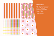 Bold Bloom – 10 Digital Papers, a Pattern Graphic by crea.tivity (Thumbnail 2 of 5)