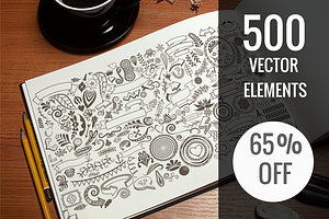 500 Vintage Collection, an Illustration by Cruiz Studio