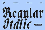 CS Marlone Drawn, a Blackletter Font by Craft Supply Co. (Thumbnail 3 of 8)