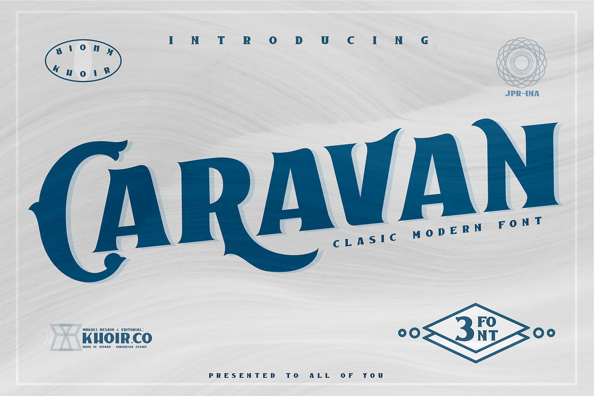 Caravan - Display Font