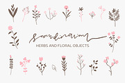 Scandinavian - Herbs and Flowers, an Object Illustration by Paperly Studio (Thumbnail 1 of 4)