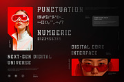 NEXAR – Futuristic Typeface, a Font by Brainwave (Thumbnail 7 of 8)