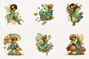 Whimsical Spring Fairy Clipart, an Illustration by CreationArt (Thumbnail 5 of 7)