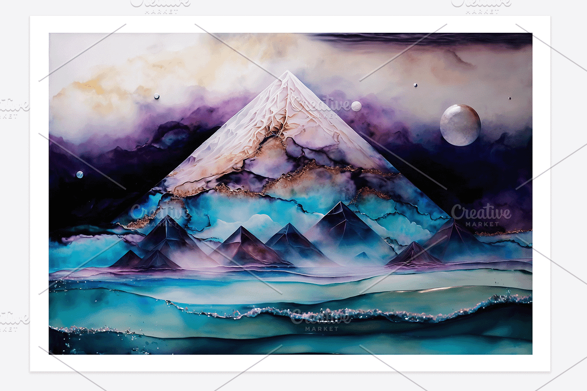 Piwa Collection · The Pyramid, a Decorative Illustration by milatovar (Photo 9 of 17)