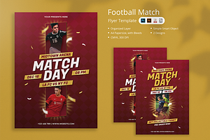 Mattow - Football Match Flyer, a Flyer Template by Attype
