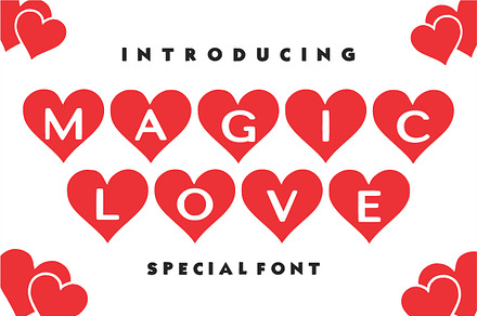 Magic Love Font, a Symbol Font by Infinity art Studio