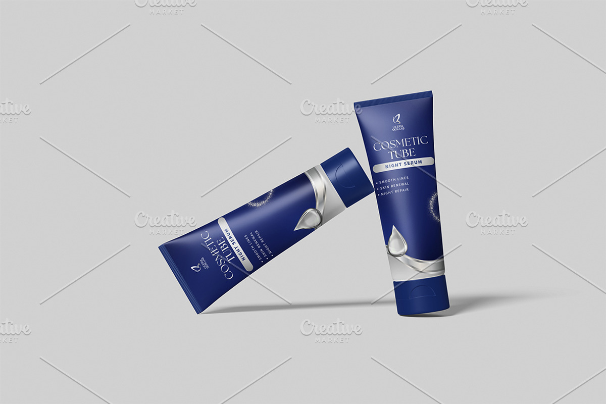 Cosmetic Tube Product Mockup, a Cups & Container Mockup by Gatamotion (Photo 2 of 5)