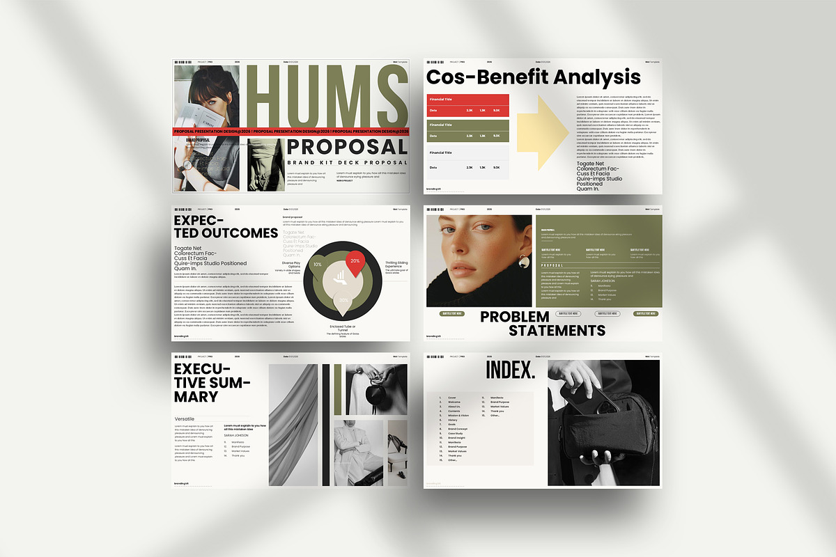 Brand Proposal Presentation Template, a Presentation Template by Aura Agency (Photo 5 of 7)