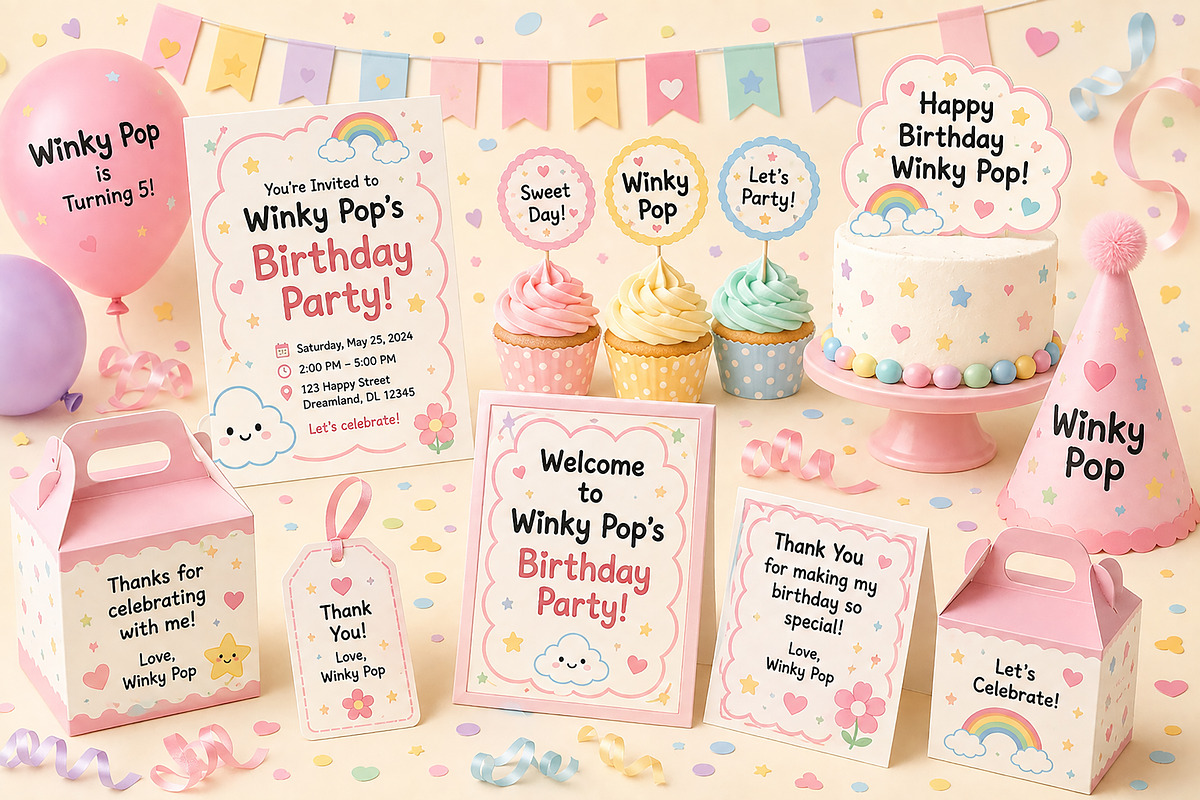 Winky Pop, a Handwritten Font by Wow Magic (Photo 2 of 3)
