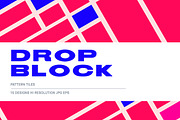 Drop Block Patterns, a Pattern Graphic by Huebert World (Thumbnail 1 of 10)