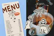 Dog & Coffee Clipart Cafe, an Animal Illustration by happpydesign (Thumbnail 9 of 11)