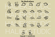 Dinosaurs Vol. 3 SVG Illustrations, an Animal Illustration by HalieKStudio (Thumbnail 3 of 9)