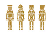 Nutcracker Drawing Illustration, a Branding & Logo Template by Buqancreative (Thumbnail 1 of 2)