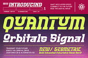 Quantum Orbitals Signal, a Sans Serif Font by timelesstype.co (Thumbnail 1 of 15)