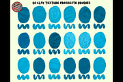 Procreate Clay Brush Set, a Brush Add-On by AlwaysBeColoring (Thumbnail 2 of 9)