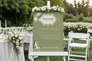 Vintage Green Wedding Website, a Landing Page Template by Everyday Perfection (Thumbnail 10 of 13)
