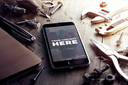 25 PSD DEVICE MOCKUPS, an iPhone Mockup by Egor Shkolnikov (Thumbnail 9 of 11)