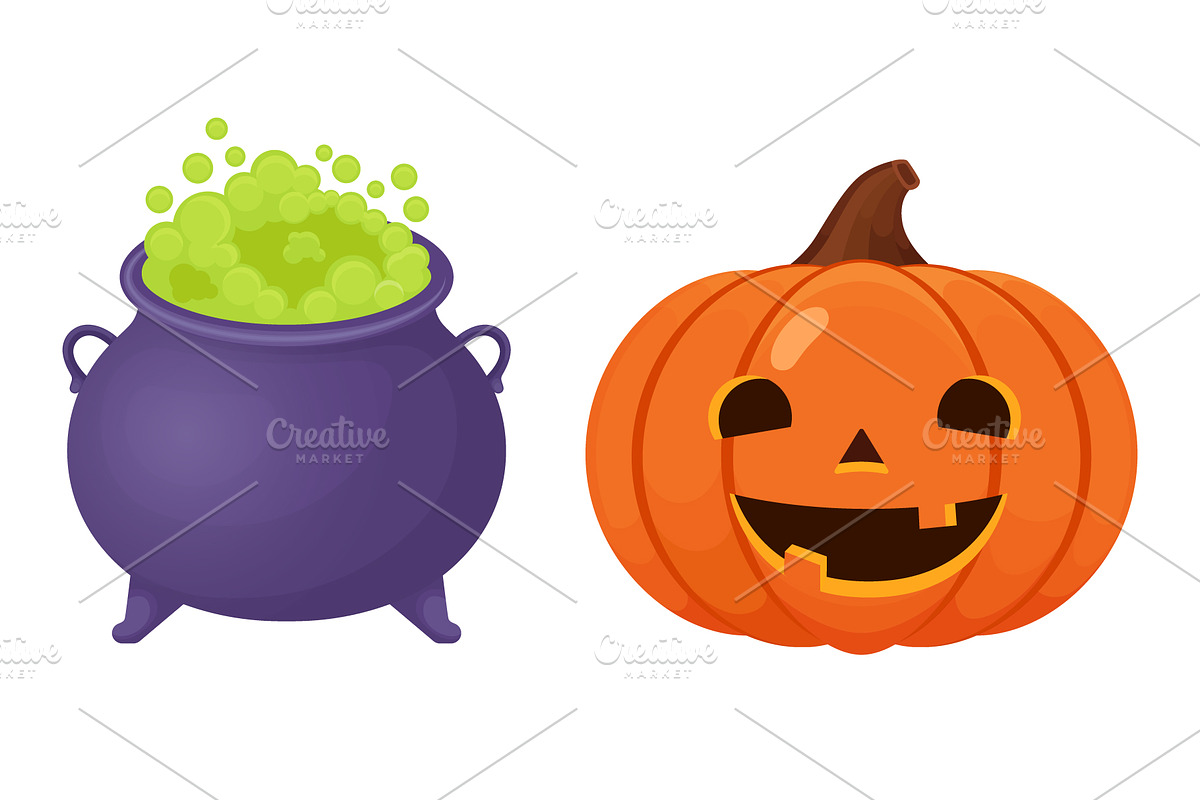 Cute Halloween sticker collection, a Seasonal Illustration by Yayasya (Photo 3 of 4)