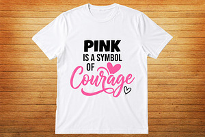 Breast cancer warrior t-shirt design