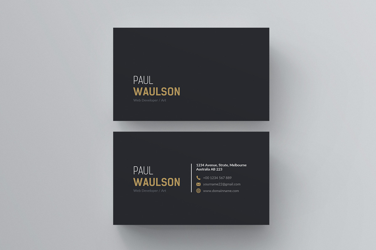 Business Card, a Business Card Template by ThemeDevisers (Photo 3 of 3)