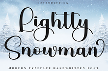 Lightly Snowman