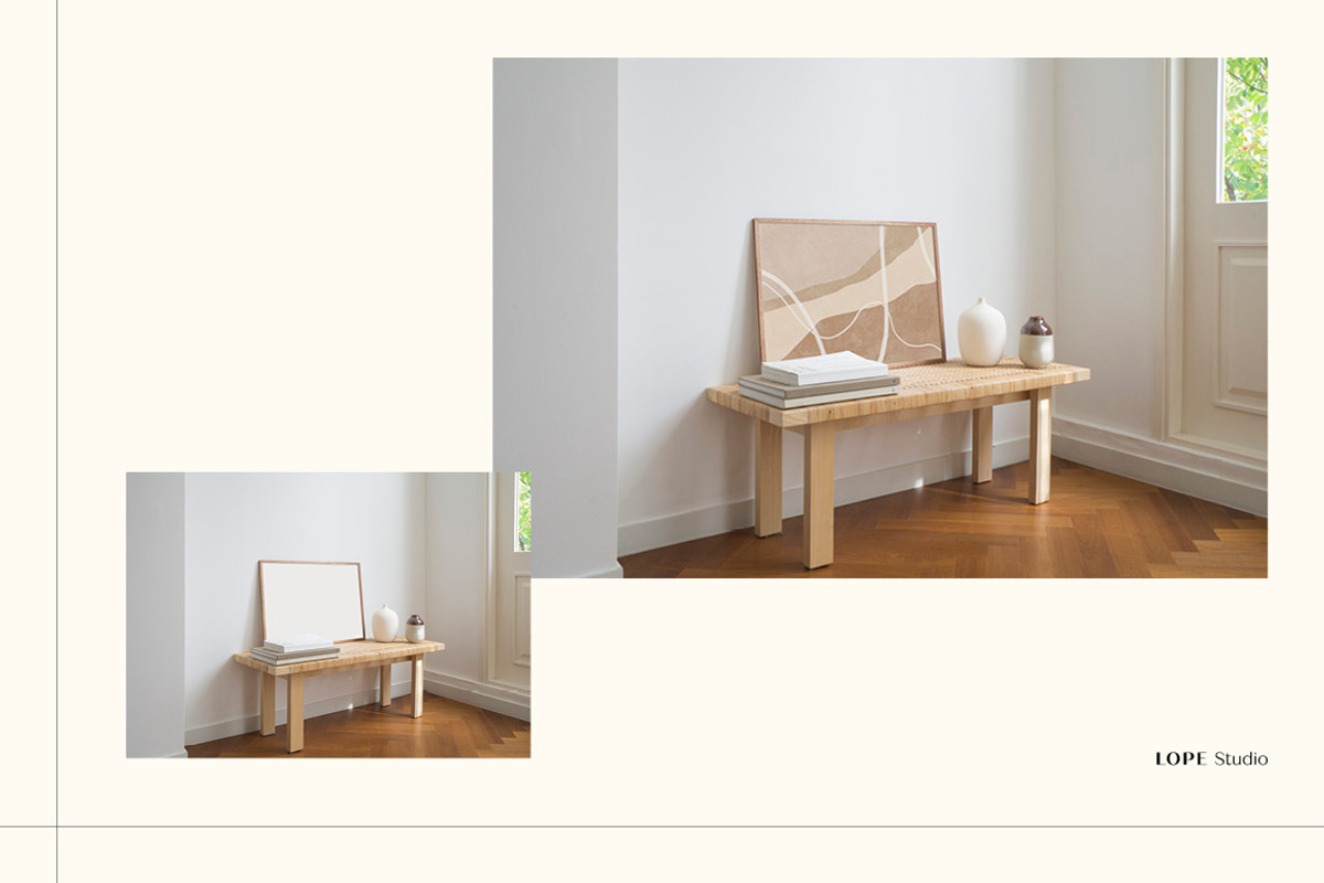 Minimalist Frame Mockup Bundle, a Print Template by LOPEstudio (Photo 7 of 9)