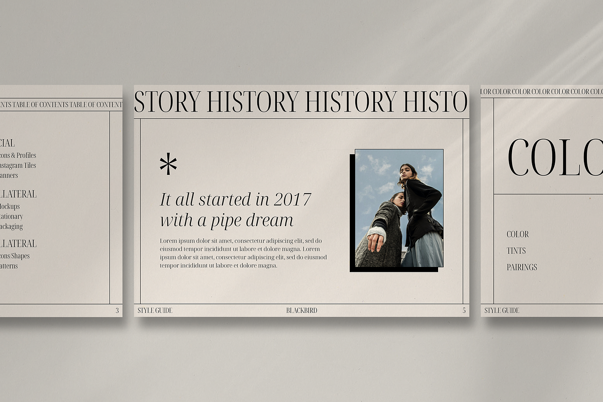 Morena Brand Style Guide, a Presentation Template by Peaches Design (Photo 6 of 7)