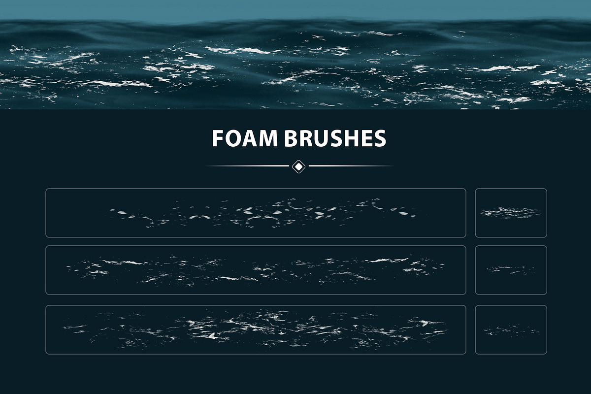 Dynamic Ocean Photoshop Brushes VOL2, a Brush Add-On by Mohamed Saber (Photo 6 of 8)
