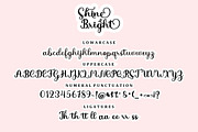 Shine Bright | Family Font, a Script Font by Bosstype Studio (Thumbnail 5 of 8)