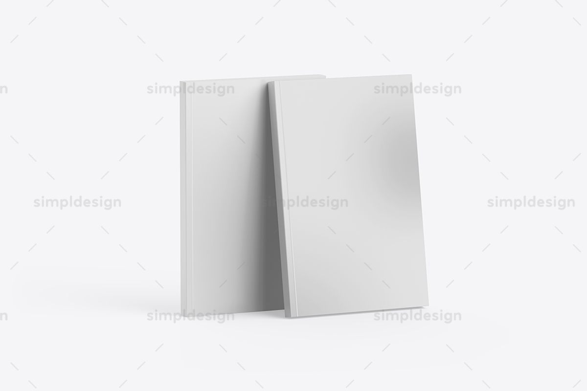Half Letter Soft Cover Book Mockup, a Books & Magazine Mockup by SimplDesign (Photo 8 of 13)