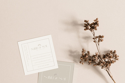 ena | business card, a Business Card Template by atelier marbl